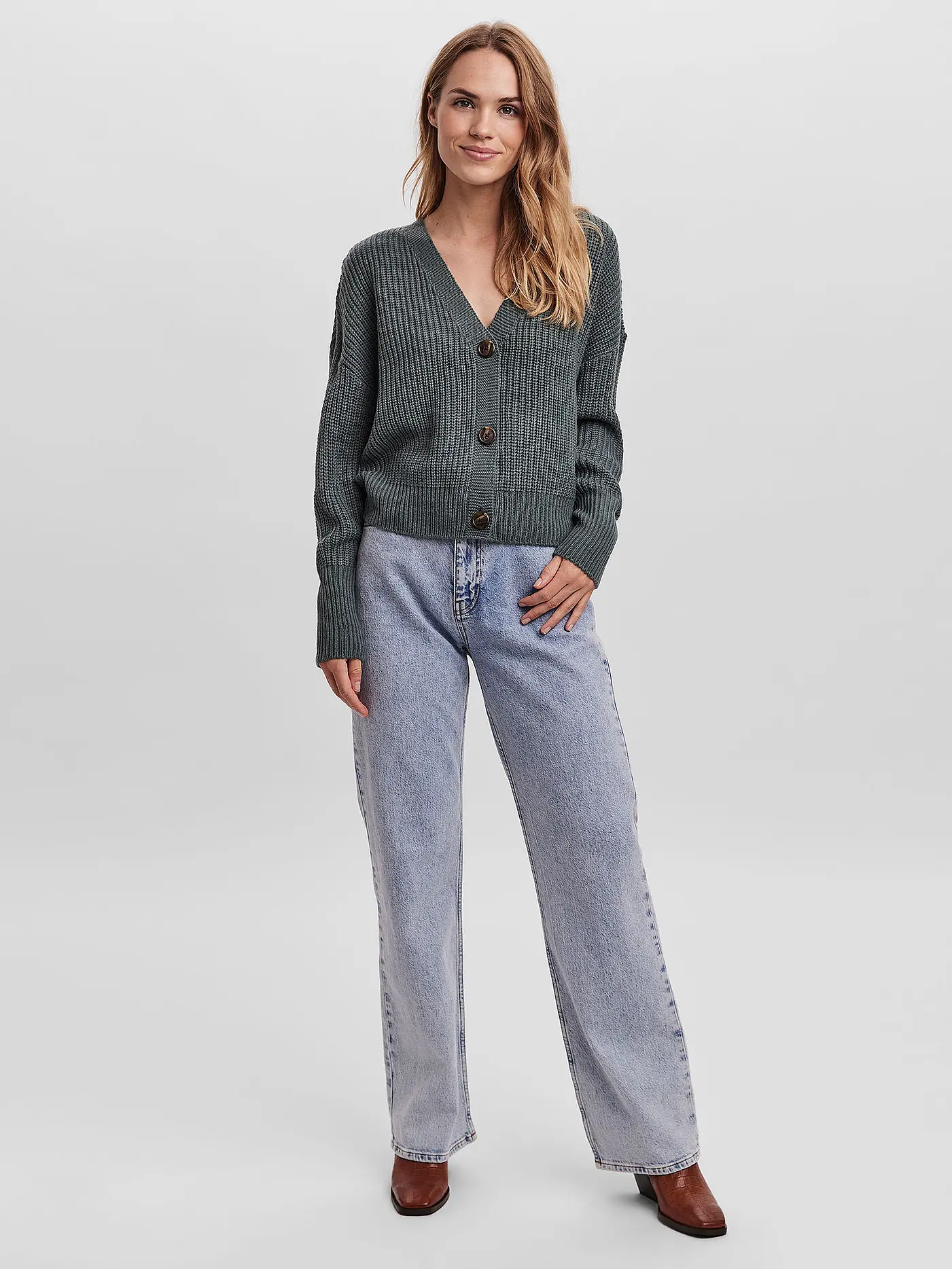 VERO MODA | Cardigan VMLEA | grün